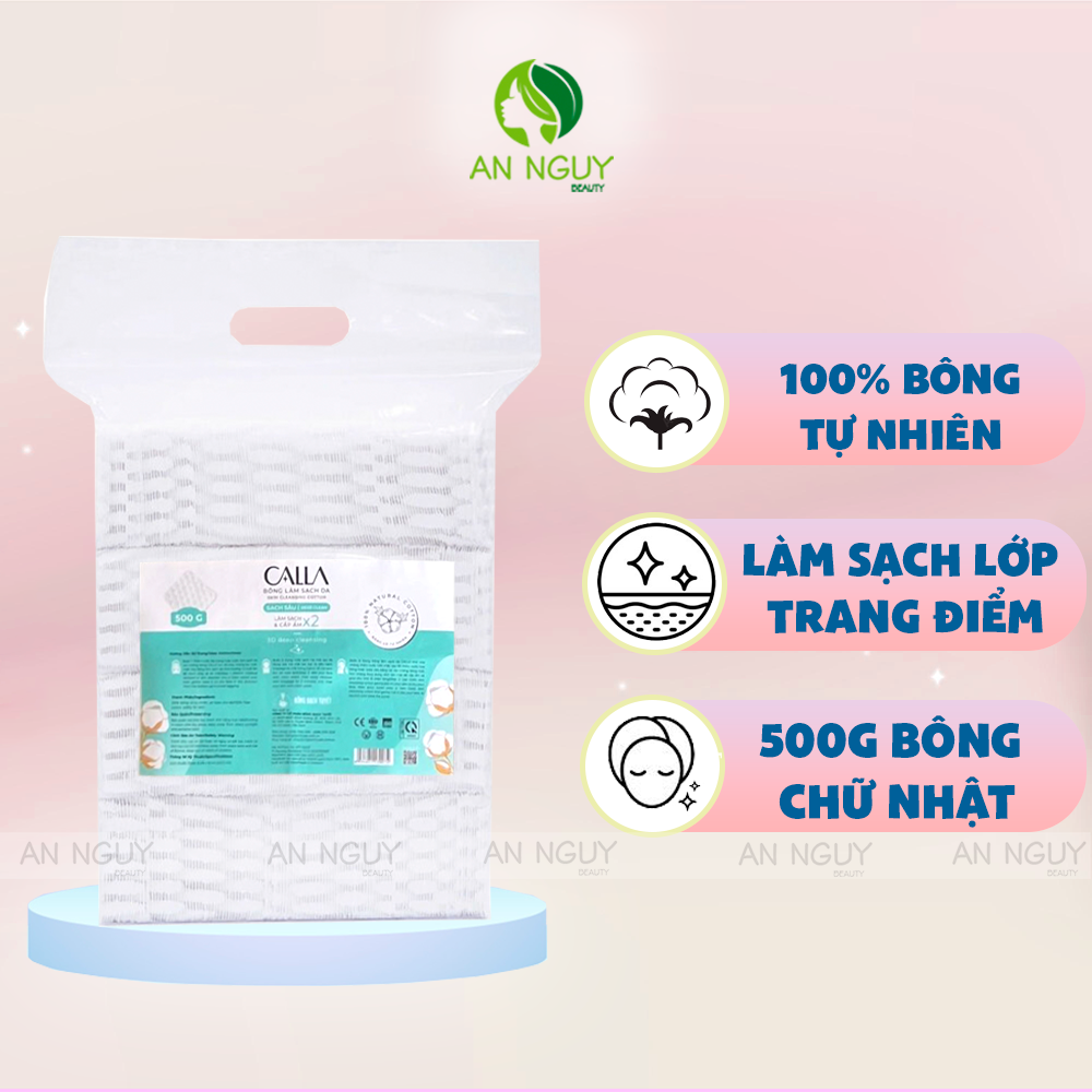 Bông Tẩy Trang Calla Skin Cleansing Cotton