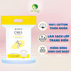 Bông Tẩy Trang Calla Skin Cleansing Cotton Soft Plus Mềm Mịn 500g