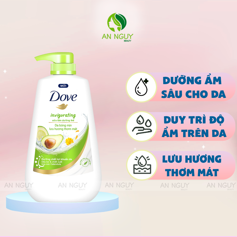 Sữa Tắm Dove Body Wash Dưỡng Thể, Làm Sạch Da Dịu Nhẹ 500g