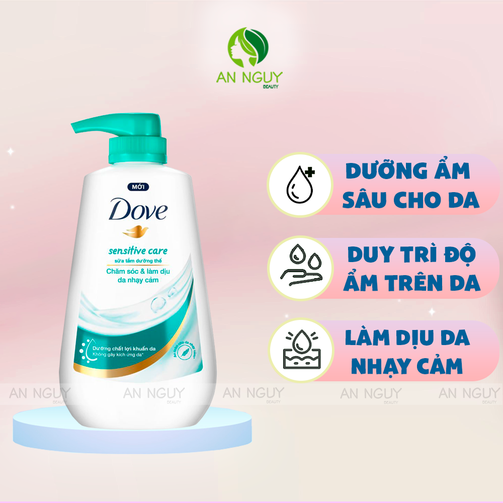 Sữa Tắm Dove Body Wash Dưỡng Thể, Làm Sạch Da Dịu Nhẹ 500g