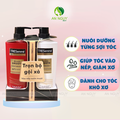 Bộ Gội Xả TRESemmé Keratin Smooth KeratinBond+ Dưỡng Tóc Suôn Mượt