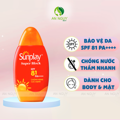 Sữa Chống Nắng Sunplay Super Block UV SPF81 PA++++ Bảo Vệ Da Vượt Trội