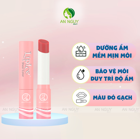 Son Dưỡng LipIce Sheer Color Giúp Môi Mềm Mịn 2.4gr