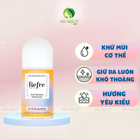 Lăn Khử Mùi Refre Deodorant Whitening Perfume 40ml