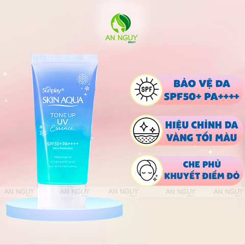 Kem Chống Nắng Sunplay Skin Aqua Tone Up UV Essence SPF50+ PA++++ Hiệu Chỉnh Sắc Da 50gr