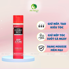 Xịt Cố Định Tóc Double Rich Hair Styling Strong Hold
