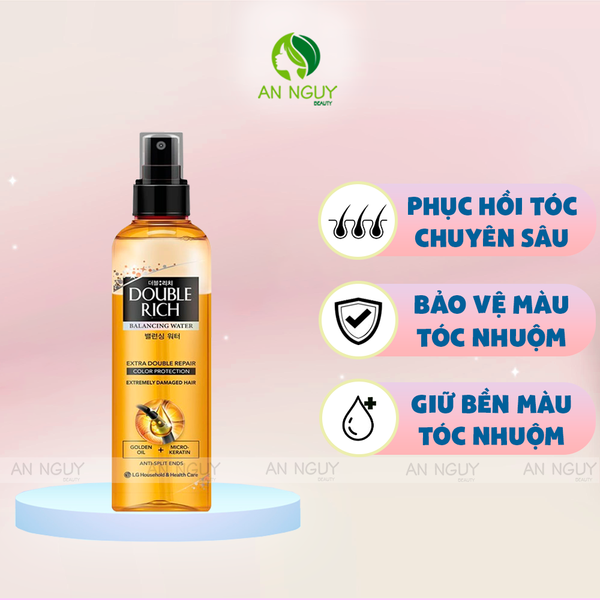 Xịt Dưỡng Tóc Double Rich Balancing Water Extra Double Repair Color Protection Phục Hồi Cho Tóc Nhuộm