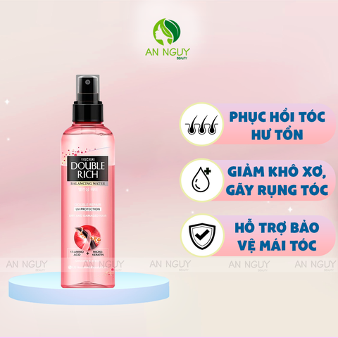 Xịt Dưỡng Tóc Double Rich Balancing Water Double Repair UV Protection Cho Tóc Khô Xơ & Hư Tổn