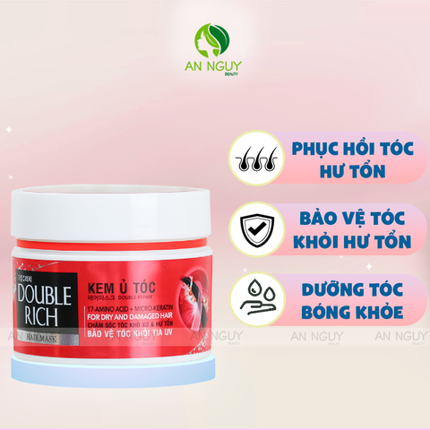 Kem Ủ Tóc Double Rich Hair Mask Chăm Tóc Chuyên Sâu 150g