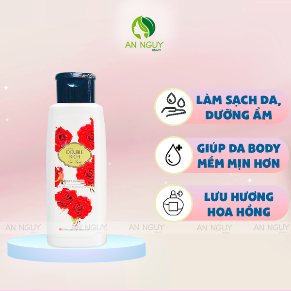 Sữa Tắm Double Rich Body Shower 130g #Hương Hoa Hồng