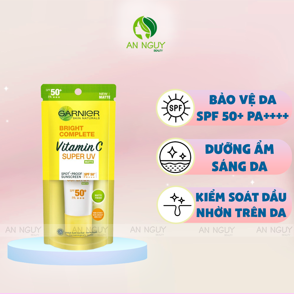 Kem Chống Nắng Garnier Skin Naturals Super UV Dưỡng Sáng Da