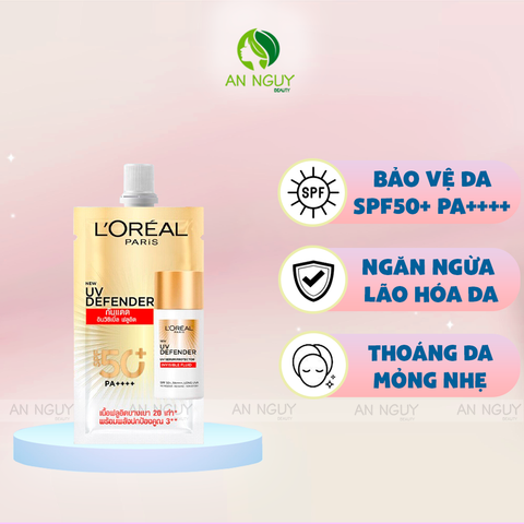 [Sample] Kem Chống Nắng L'Oreal UV Defender Invisible Fluid SPF50+ PA++++ 5.5ml