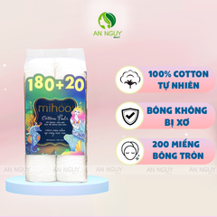 Bông Tẩy Trang Mihoo 100% Cotton Mềm Mịn