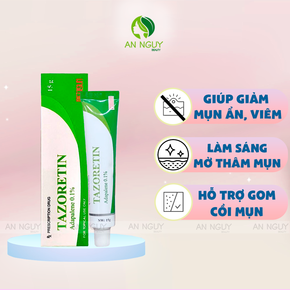 Gel Giảm Mụn Tazoretin Gel Trị Mụn Trứng Cá