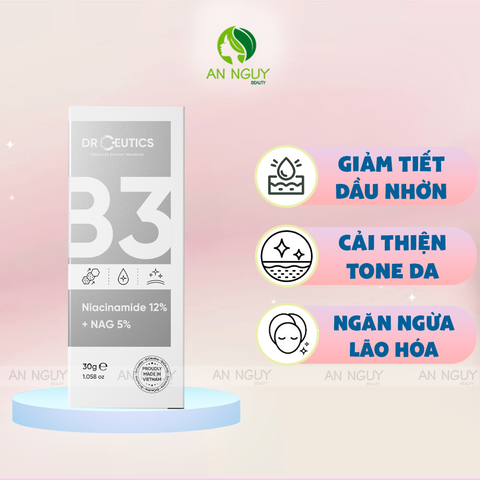 Tinh Chất DrCeutics B3 Mờ Thâm, Thu Nhỏ Lỗ Chân Lông 30g