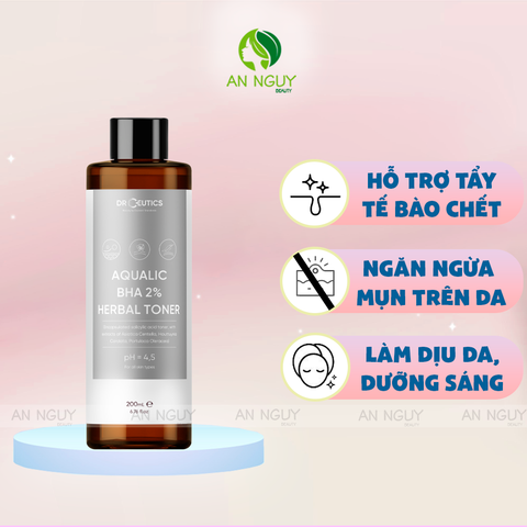 Nước Cân Bằng Da DrCeutics Toner 200ml