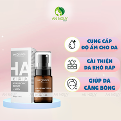 Tinh Chất DrCeutics HA Hyaluronic Serum + NMFs Cấp Ẩm, Căng Bóng Da 30g