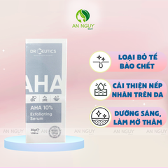 Tinh Chất DrCeutics AHA 10% Exfoliating Serum Làm Sạch Tế Bào Chết, Sáng Da 30g