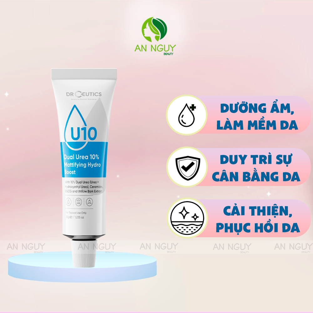 Gel Dưỡng DrCeutics Dual Urea 10% Mattifying Hydro Boost Cấp Ẩm Cho Da