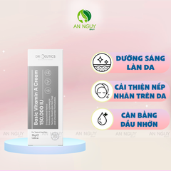 Kem Dưỡng DrCeutics Basic Vitamin A Cream 150.000 IU Làm Sáng, Trẻ Hóa Da