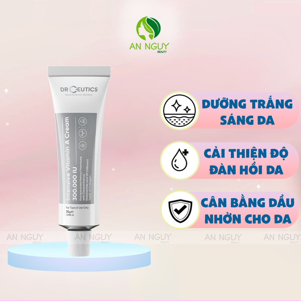 Kem Dưỡng DrCeutics Intensive Vitamin A Cream 300.000 IU Làm Sáng Da 35g