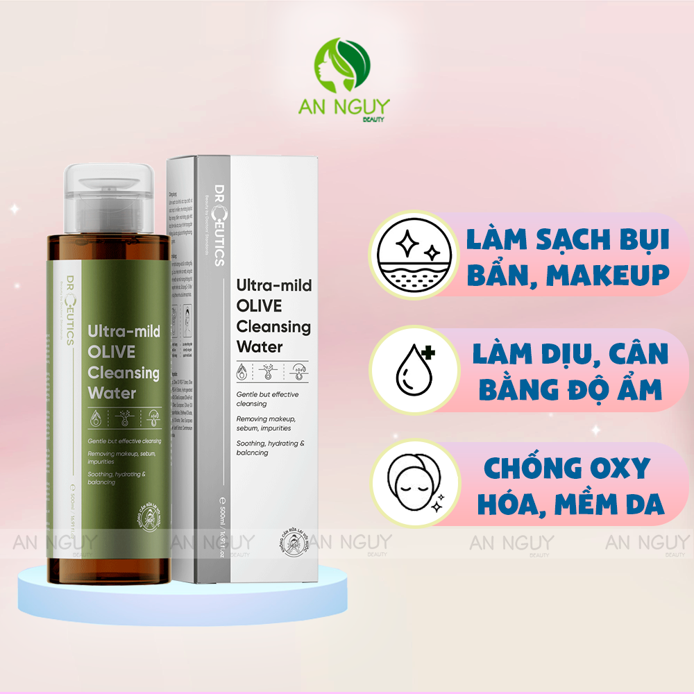 Nước Tẩy Trang DrCeutics Ultra-Mild Olive Cleansing Water