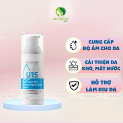 Kem Dưỡng DrCeutics U15 Dual Urea 15% Moisture Replenishing Cream Cấp Ẩm Cho Da 50g
