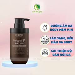 Sữa Dưỡng Thể DrCeutics Niacinamide 10%+ α- Arbutin 2% Body Lotion Hỗ Trợ Dưỡng Trắng Da 200g