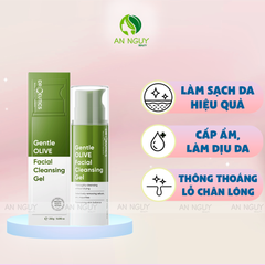 Gel Rửa Mặt DrCeutics Gentle Olive Facial Cleansing Gel Làm Sạch Sâu 250g
