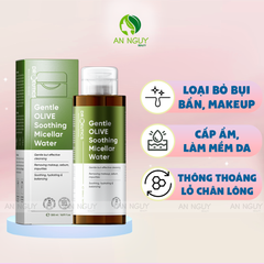 Nước Tẩy Trang DrCeutics Gentle Olive Soothing Micellar Water Làm Sạch Sâu, Dưỡng Ẩm 500ml