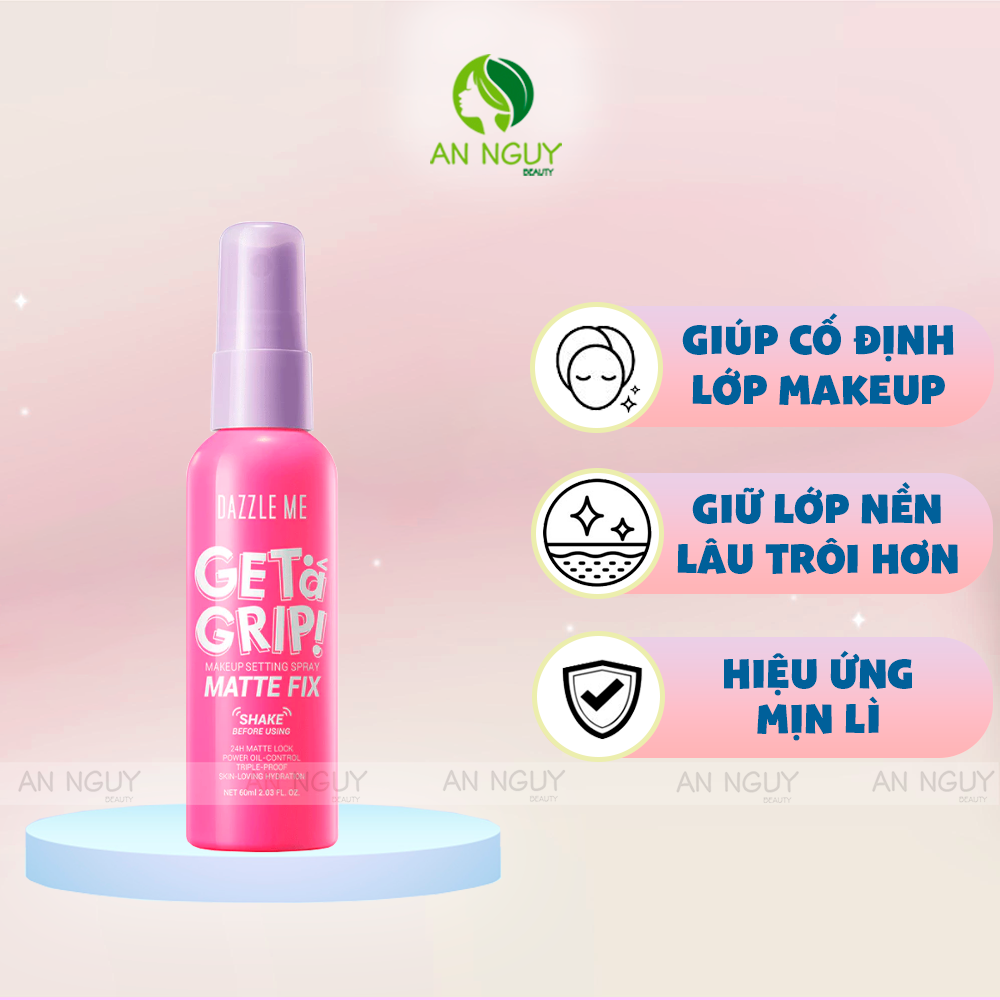 Xịt Khóa Nền Dazzle Me Get A Grip! Makeup Setting Spray 60ml