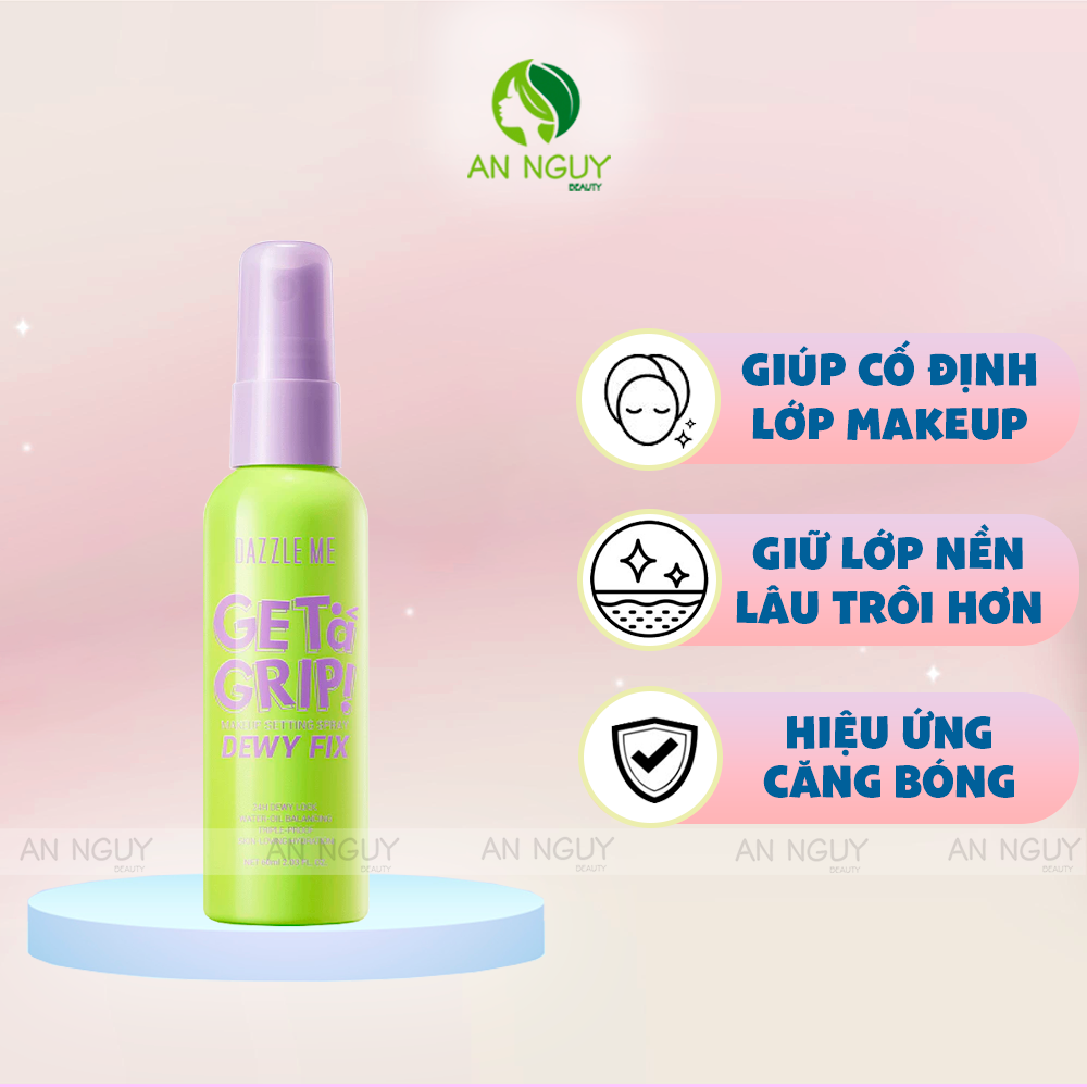 Xịt Khóa Nền Dazzle Me Get A Grip! Makeup Setting Spray 60ml