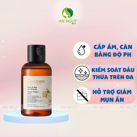 Nước Cân Bằng Da Cocoon Winter Melon Toner Chiết Xuất Bí Đao