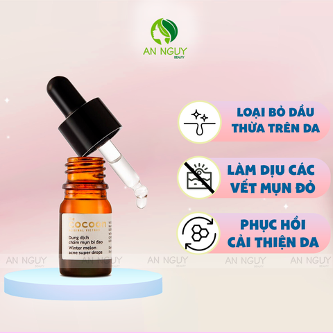 Dung Dịch Chấm Mụn Bí Đao Cocoon Winter Melon Acne Super Drops 5ml