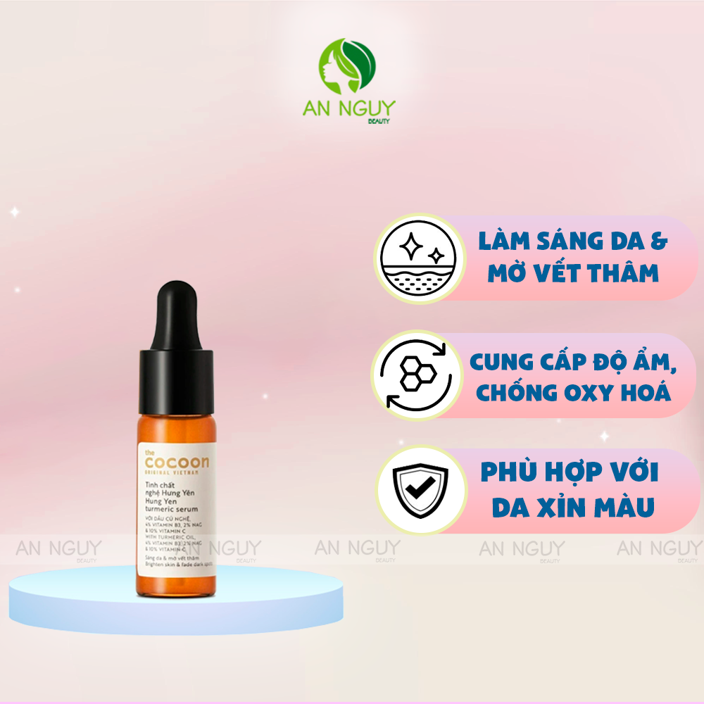 Tinh Chất Nghệ Hưng Yên Cocoon C10 Turmeric Serum Sáng Da & Mờ Vết Thâm