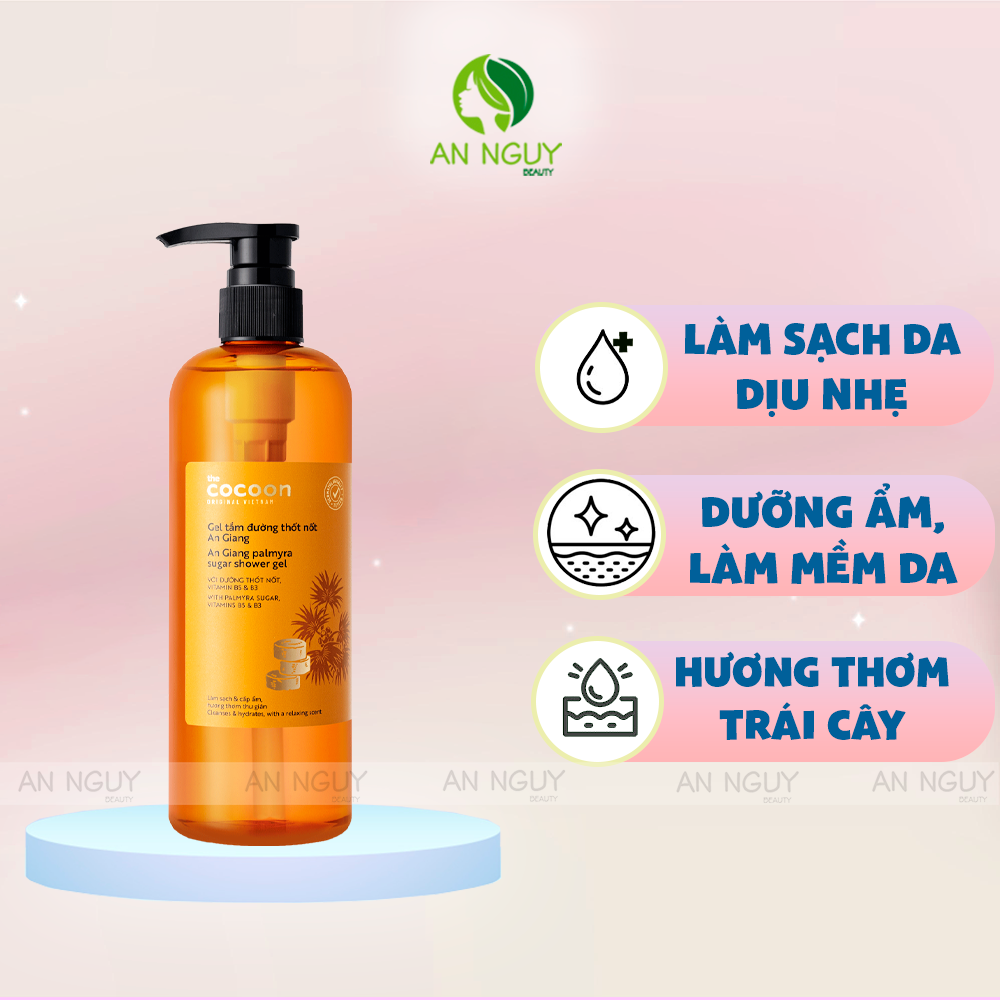Gel Tắm Cocoon Đường Thốt Nốt An Giang Palmyra Sugar Shower Gel