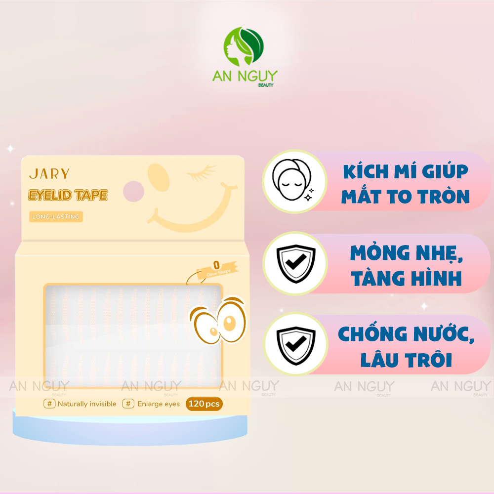 Miếng Dán Kích Mí Jary Eyelid Tape Long Lasting 120 Miếng