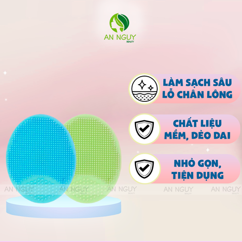 Miếng Rửa Mặt Jary Silicone Cleansing Brush Nhiều Màu