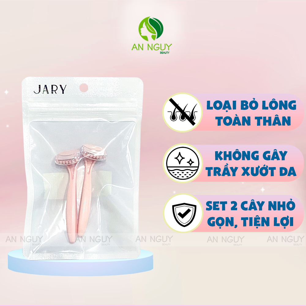 Set 2 Dao Cạo Lông Toàn Thân Jary Body Razor Nhiều Màu