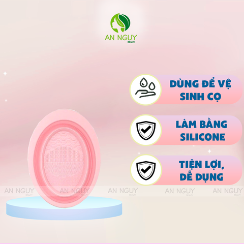 Chậu Làm Sạch Cọ Trang Điểm Jary Silicone Makeup Brush Cleansing Nhiều Màu