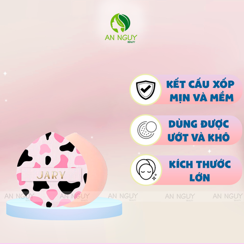 Mút Tán Kem Nền Dày Jary Thick Foundation Puff