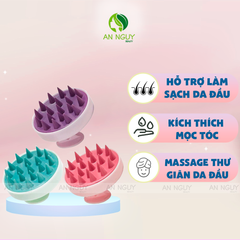 Lược Gội Đầu Massage Jary Scalp Massaging Shampoo Brush Nhiều Màu