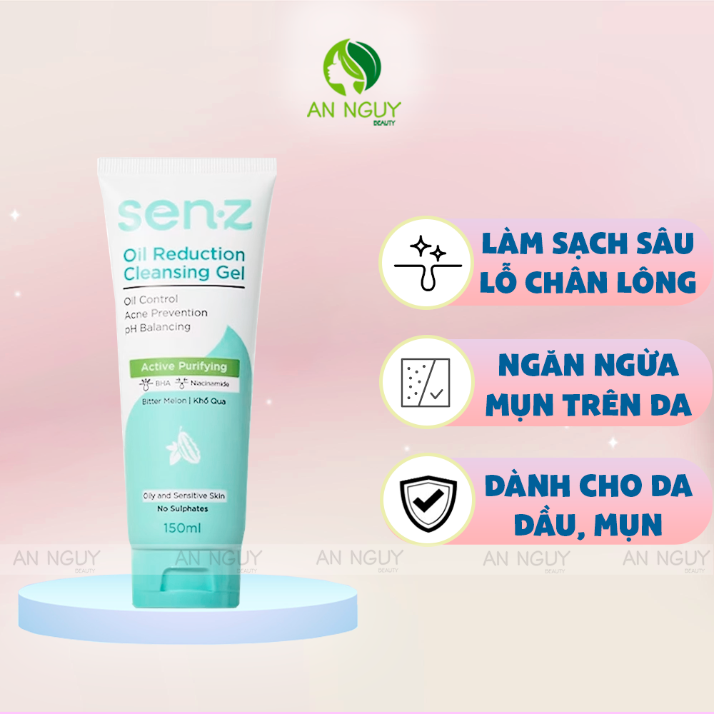 Gel Rửa Mặt Senz Cleansing Gel Chiết Xuất Thiên Nhiên 150ml