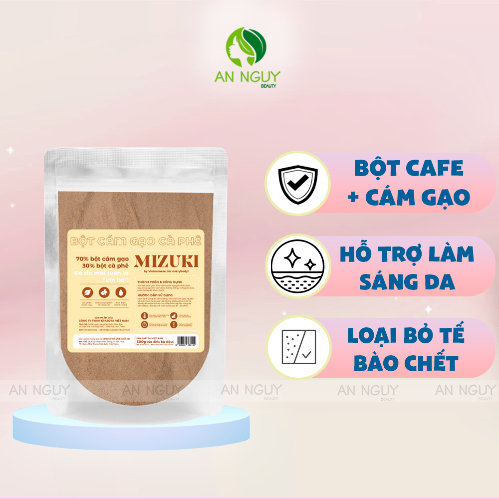 Bột Dưỡng Da Mizuki 100g