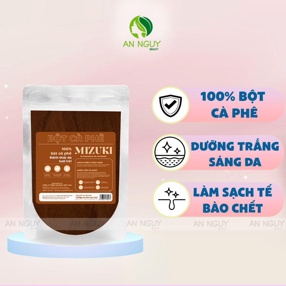 Bột Dưỡng Da Mizuki 100g