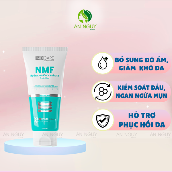Gel Dưỡng MD Care NMF Hydration Concentration Facial Gel Kiểm Soát Dầu 50ml