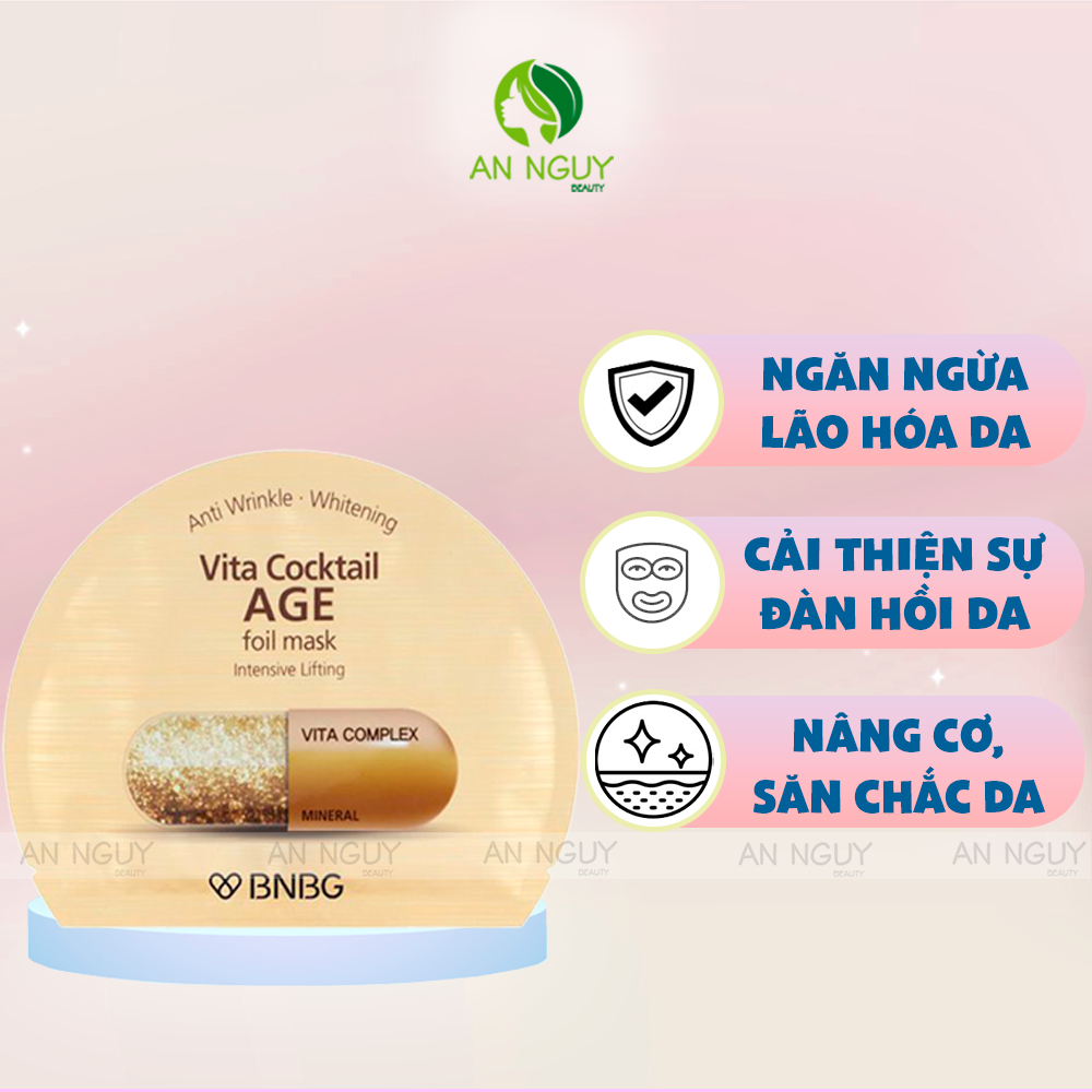 Mặt Nạ Dưỡng Da BNBG Vita Cocktail Foil Mask 30gr