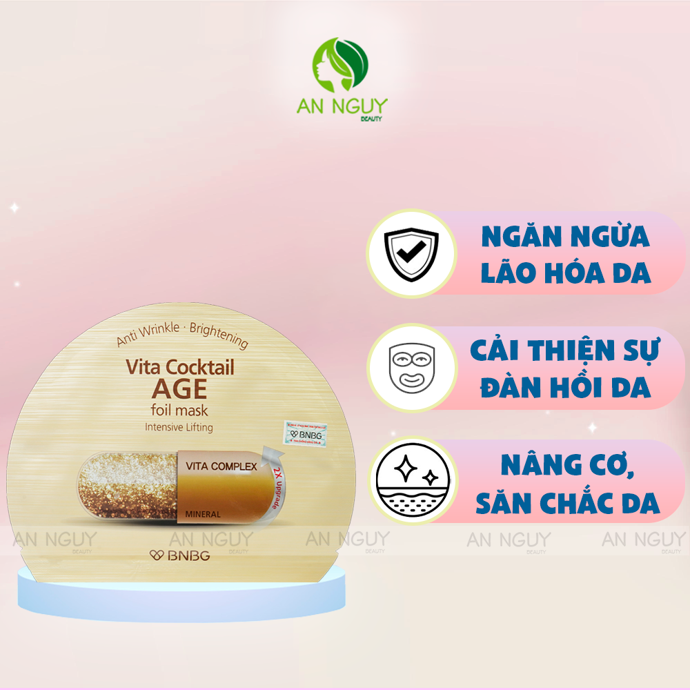 Mặt Nạ Dưỡng Da BNBG Vita Cocktail Foil Mask 30gr
