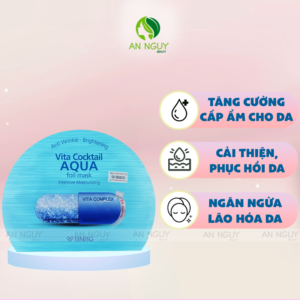 Mặt Nạ Dưỡng Da BNBG Vita Cocktail Foil Mask 30gr