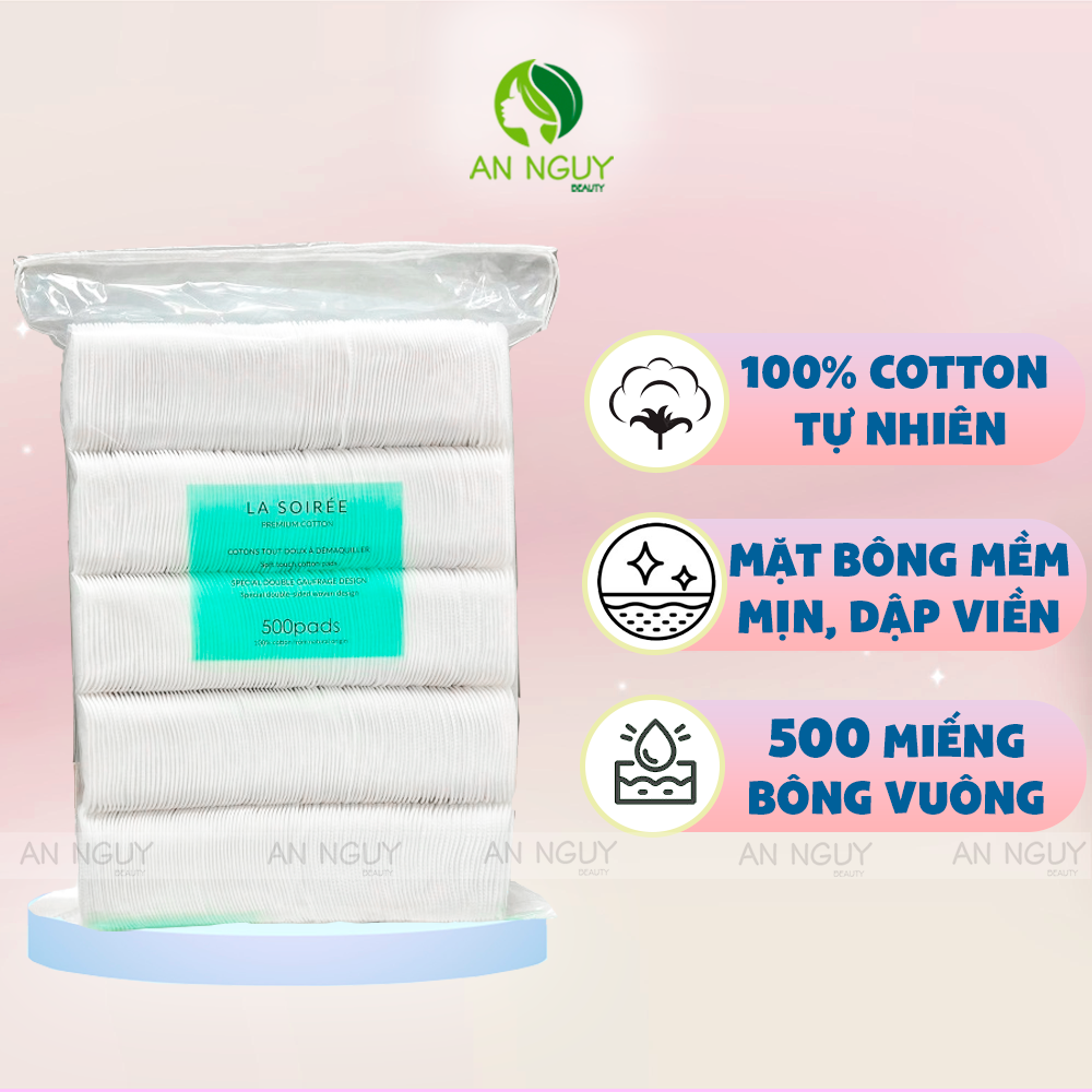 Bông Tẩy Trang La Soirée Premium Cotton